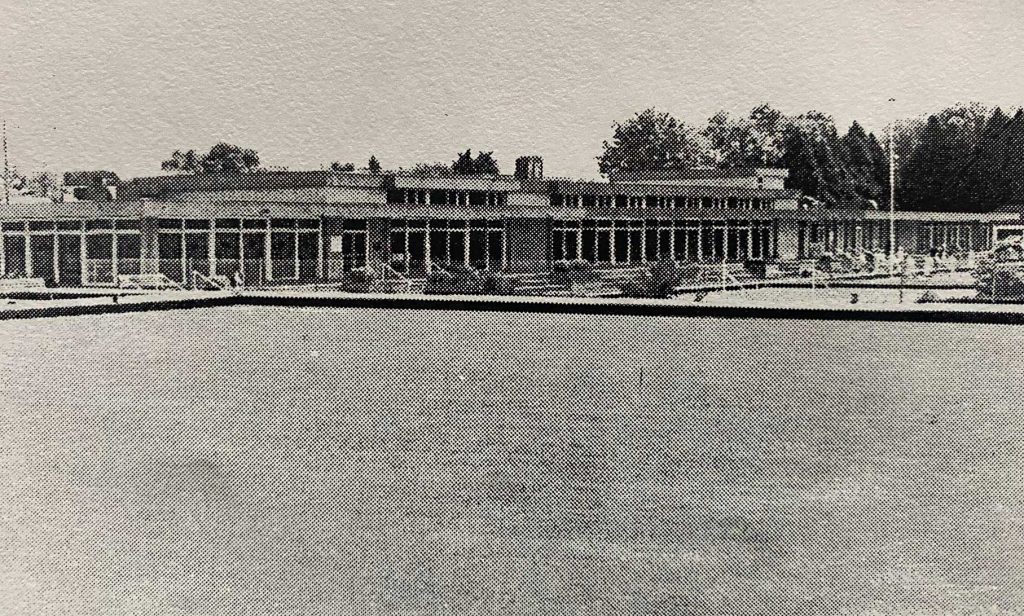 Club house after 1973 extensions.