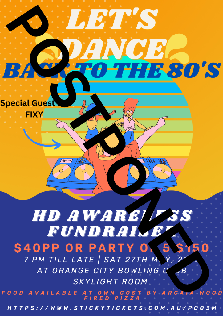 Back To The 80'S POSTPONED